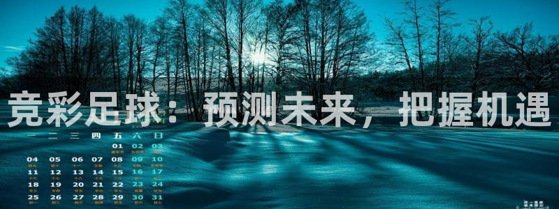 松鼠体育在线直播：竞彩足球：预测未来，把握机遇